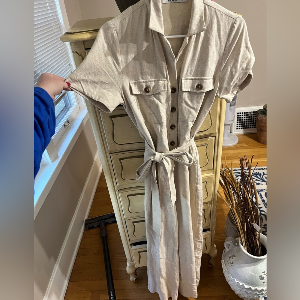 NAKD Linen blend jumpsuit